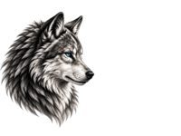 Luparius wolf wordmark